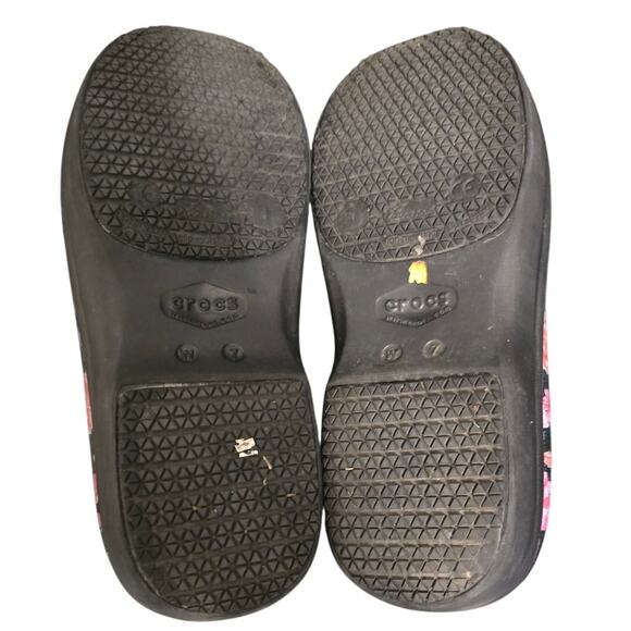 Crocs Neria Pro II Graphic Clog Floral Red Roses Women 7 - Picture 6 of 7